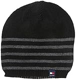 Tommy Hilfiger Men's Cold Weather Beanie, Jet, One Size