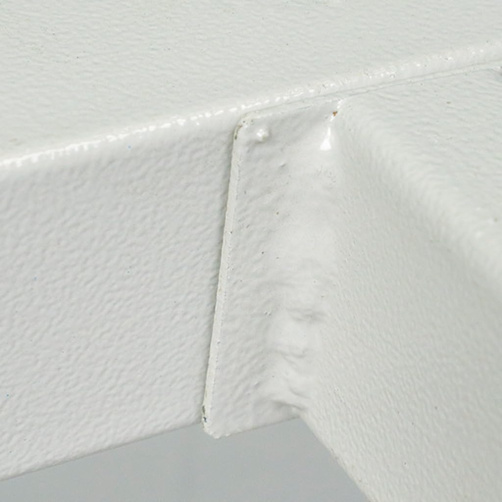 Carrello Multiuso in Acciaio Inox con Ruote bloccabili - Carrello a 2 Ripiani Resistente per Magazzino, Garage e Pulizie - Soluzione di stoccaggio Durevole 60x60x75 cm