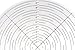Taytools 114601 10 Inch Round Center Finder Compass for Wood Turners Lathe Work