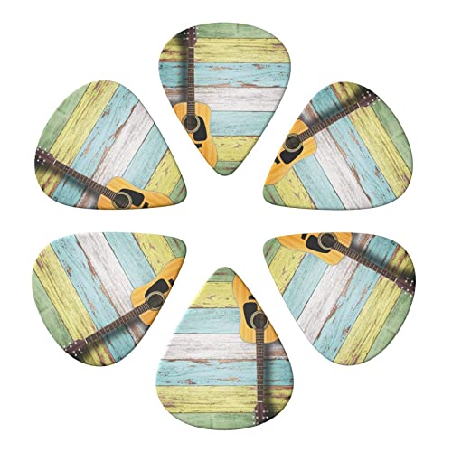 Nice Lot de 6 médiators pour guitare acoustique, guitare électrique, basse, ukulélé – fins, moyens et épais. - Les Beatles, Paul McCartney, John Lennon, RIngo Starr, George Harrison Nice Lot de 6 médiators pour guitare acoustique, guitare électrique, basse, ukulélé – fins, moyens et épais. – Image 5