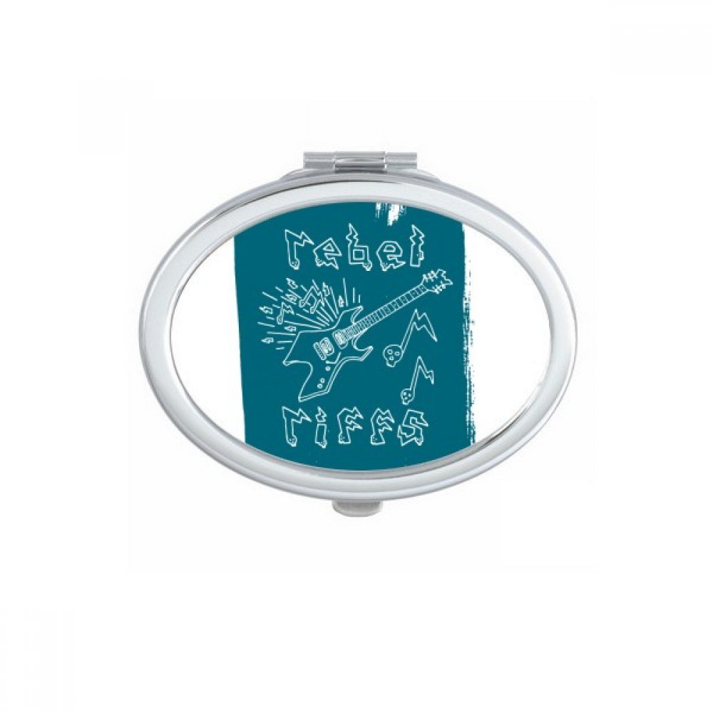 Miroir de maquillage mignon pour les passionnées de musique
