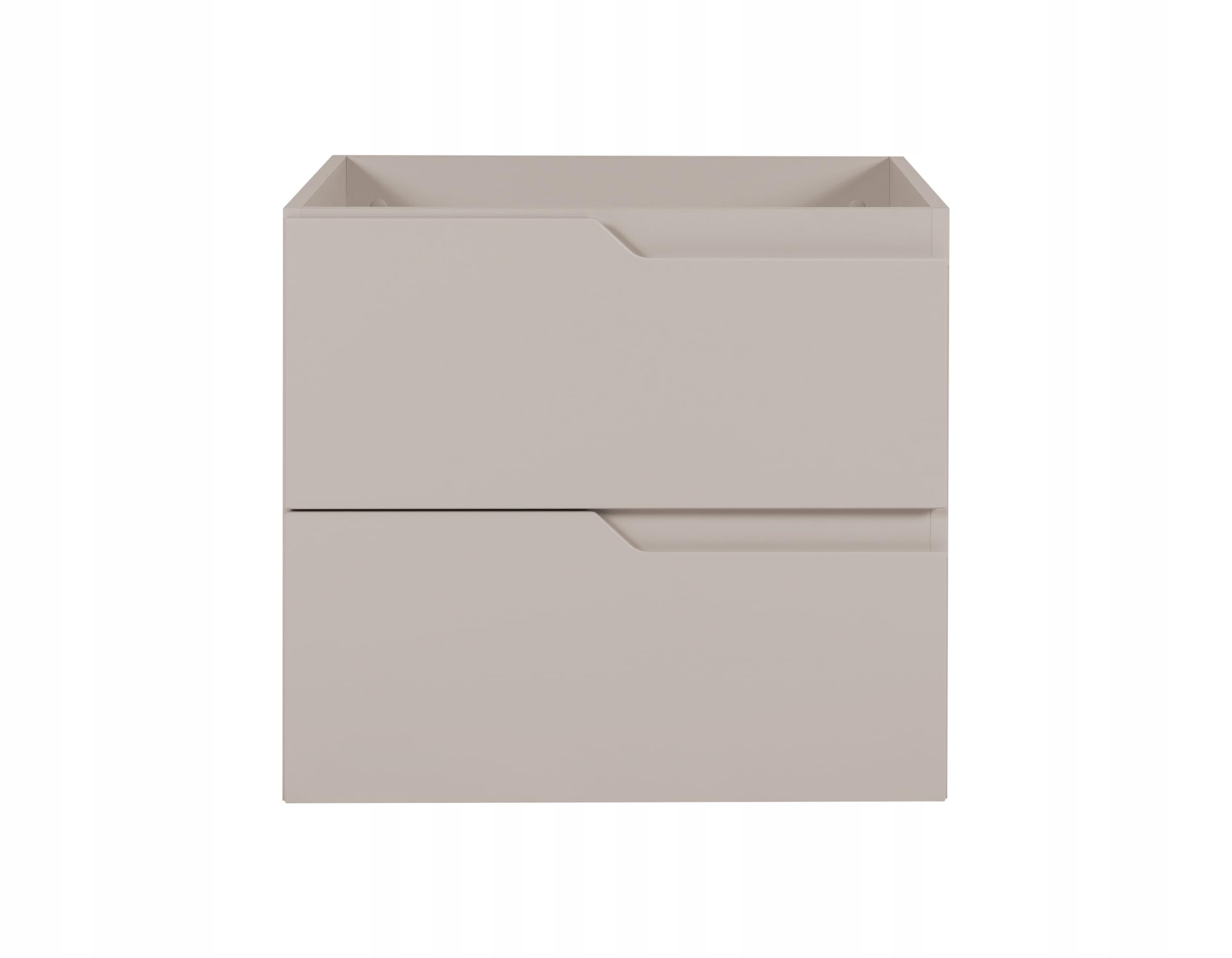 Rodan, mobile bagno sospeso, 60 cm, cashmere, opaca, 2 cassetti