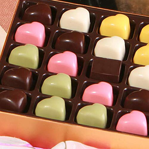 Polycarbonate Chocolate Mold, Sweet Candy Diy Mold 21 Mini Heart Shaped Clear Plastic Pc Handmade Chocolate Making Mold Pastry Dessert Baking Pan Cake Decoration Tool For Mousse, Jelly, Candy, Chocola #TOP6