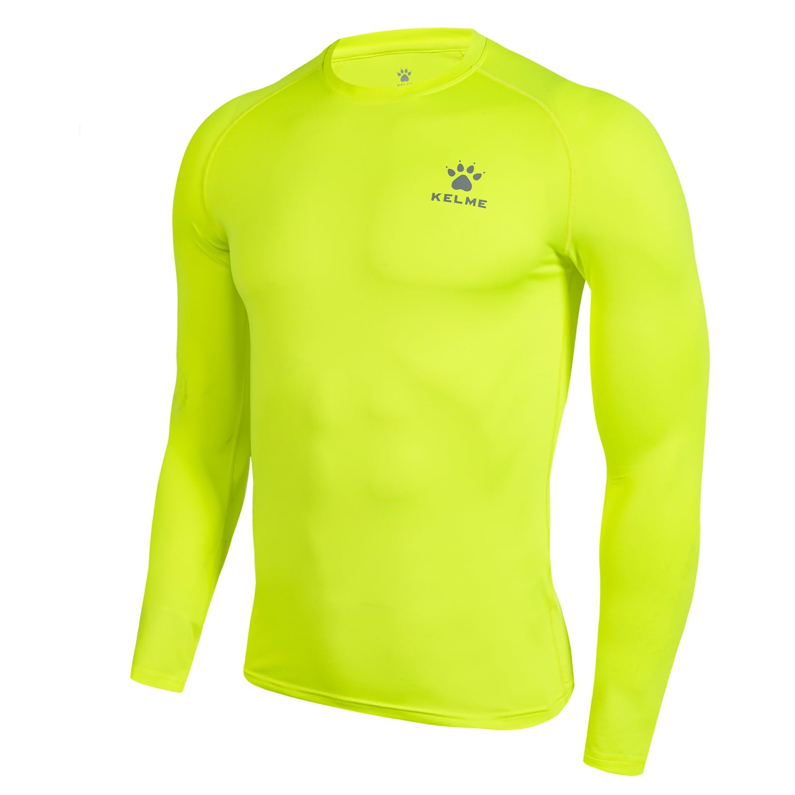 KELME Camiseta de compresión para hombre, manga larga, atlética, para entrenamiento, correr, deportes