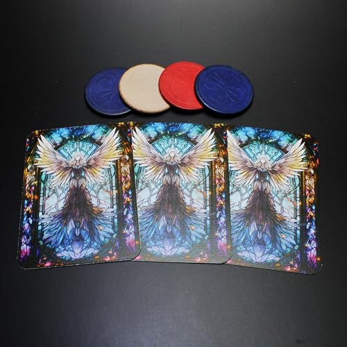 Baraja de cartas Gothic Angel tamaño póker miniatura 5