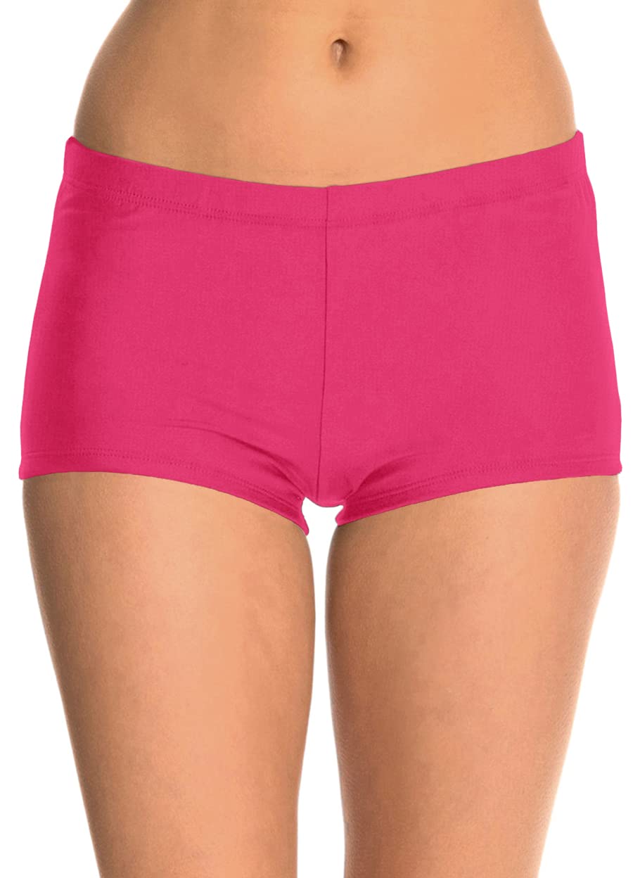 Ecute Womens Swimming Shorts Black Beach Swimwear Bikini Bottom