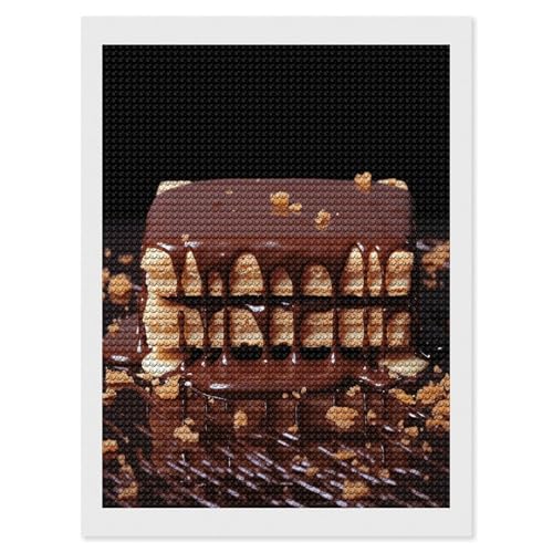 Kit peinture diamant chocolat FekiLoot DIY adulte débutant broderie strass