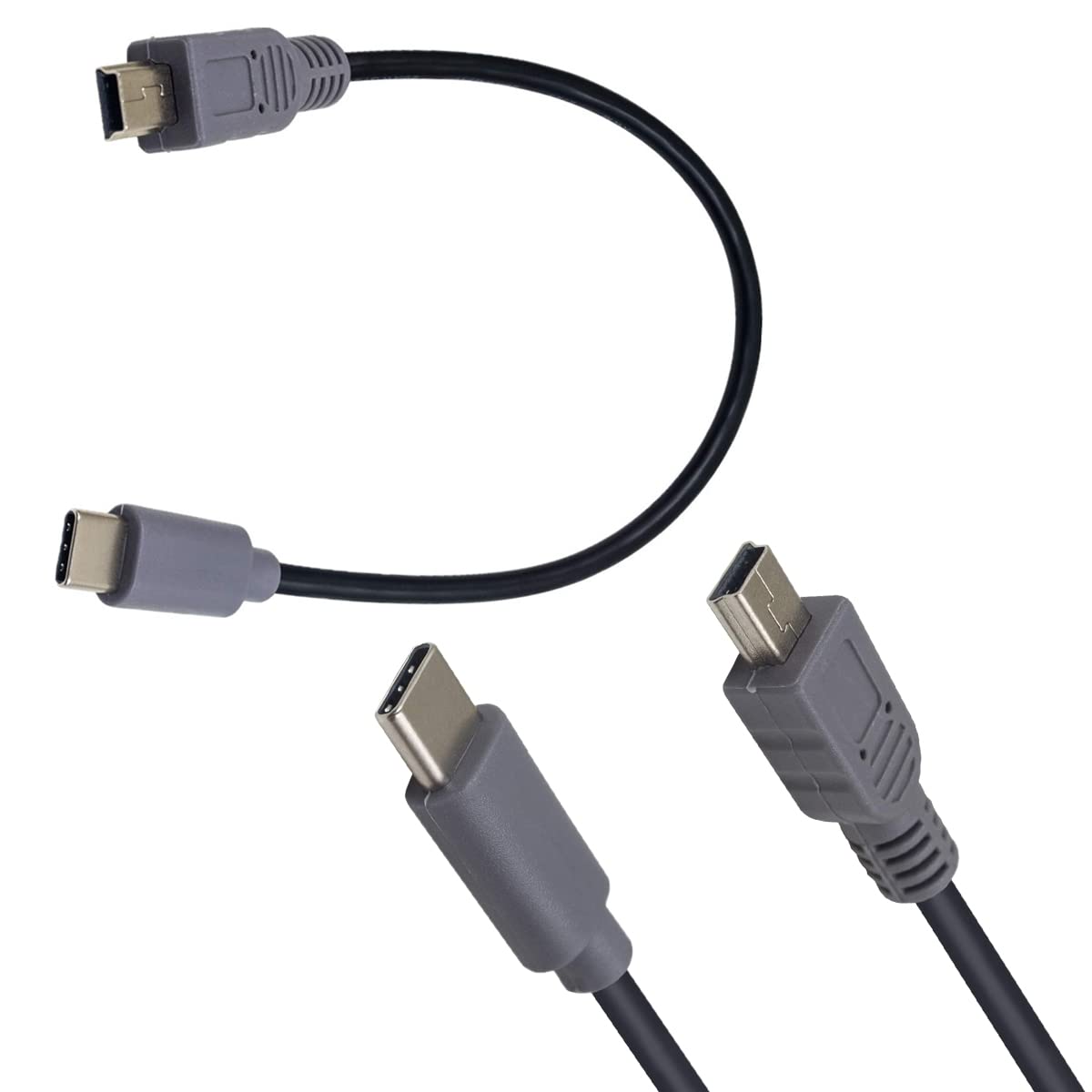 Amazon | ミニUSBケーブル 1M タイプC オス to Mini USB オス Mini B