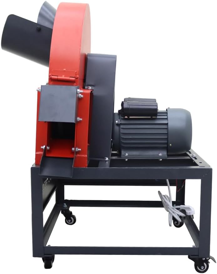 Electric Straw Crushing Machine Corn Straw Cutter Forage Chopper for Banana Tree Sweet Potato Radish 220V 600KG/H 2.2KW