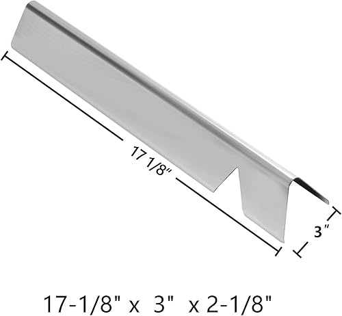 Miniatura 7 de Hongso Rejillas de parrilla de acero inoxidable sólido SUS304 de 18 7/8 pulgadas y barras aromatizantes de repuesto para parrillas de gas Weber