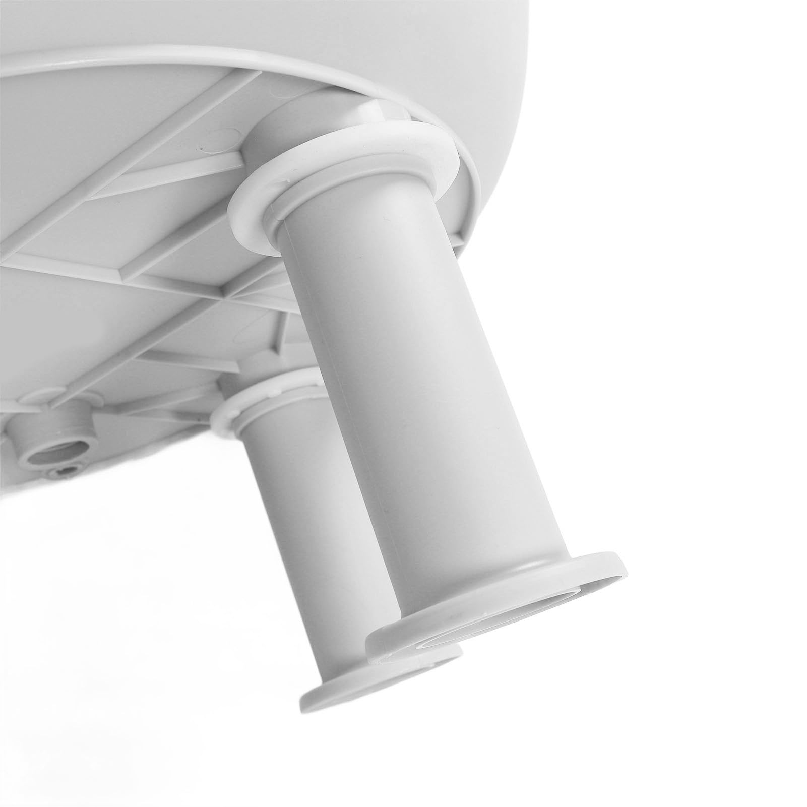 Schwangerschafts-Bidet-Hämorrhoiden-Sitzbad, Klappbare Beine, Großes Fassungsvermögen, Versiegelter Abfluss, für Mütterpflege, Fußbad, Wäsche (WHITE)