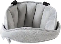 Apoio Suporte Cabeça Proteção Bebê Cadeirinha Infantil para Carro Segura Cabeça Almofada Ajustável (Cinza)