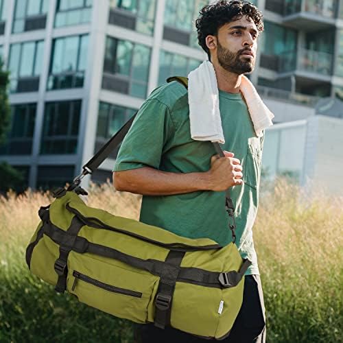 Weekender Bags for Women Large Capacity Travel Duffle Bag with Shoe and Wet Clothes Compartments Lightweight Overnight Bag Gym Bag for Women and Men Pink (Foldable-Green) 5 Weekender Bags for Women Large Capacity Travel Duffle Bag with Shoe and Wet Clothes Compartments Lightweight Overnight Bag Gym Bag for Women and Men Pink (Foldable-Green)