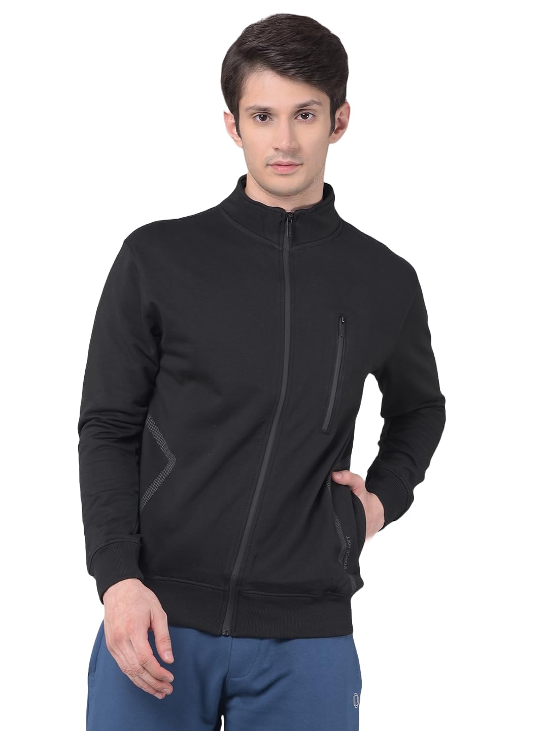 force nxt Super Combed Cotton Mens Jacket with Zipper & Pockets-picture-35