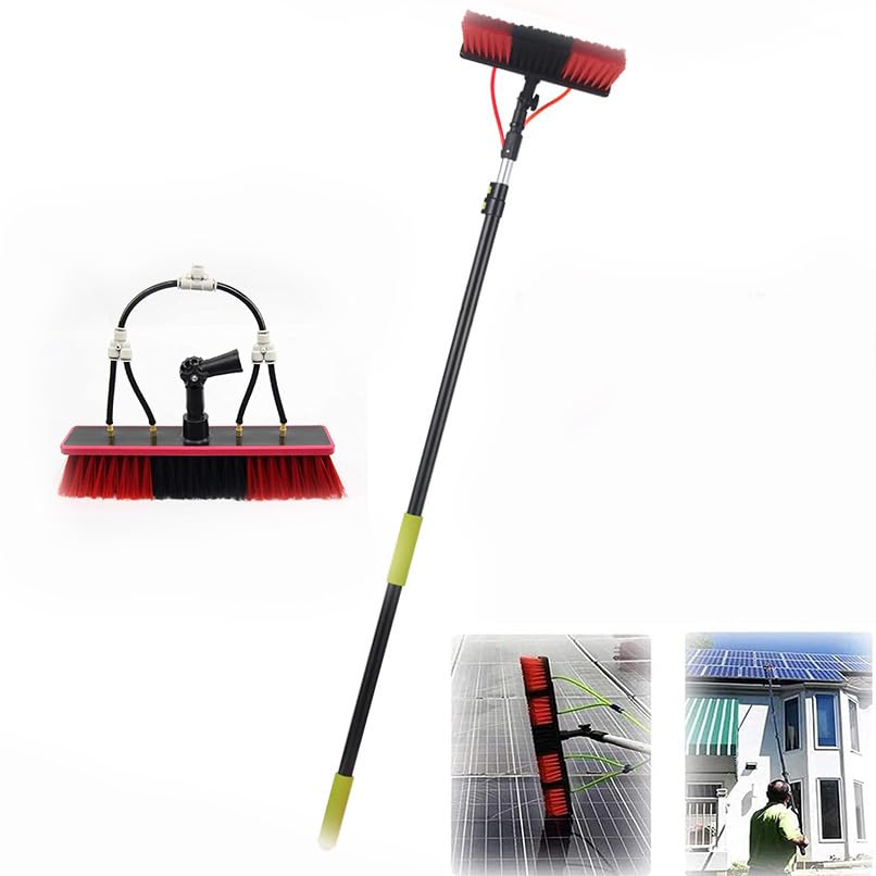 Brosse télescopique pour vitres à tête de 50 cm pour laver les camions sans effort