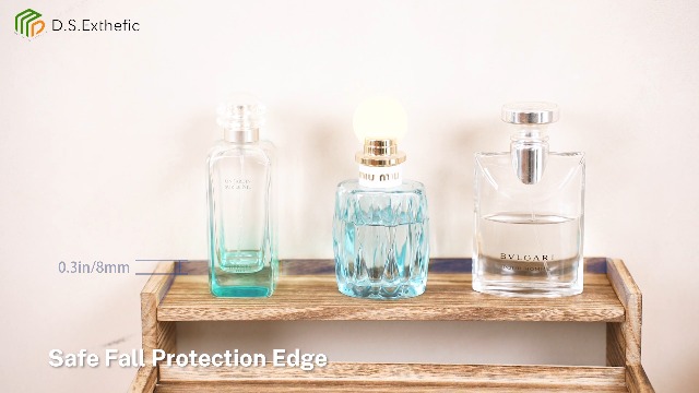 Amazon.com: D.S.Exthefic 5 Tier Cologne Organizer for Men, Wooden