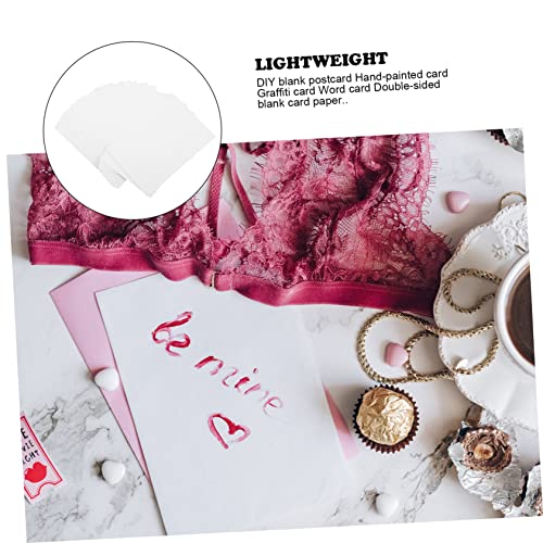 Ciieeo 100Pcs Em Branco Jam Cartões Em Branco Imprimíveis Cartões De Visita Folhas Cartões Imprimíve