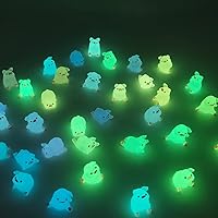 Vista 3 de 12 piezas de resina de cerdo brillante mini retrato de hadas jardín paisaje acuario decoración decoración bricolaje fiesta cumpleaños amuleto