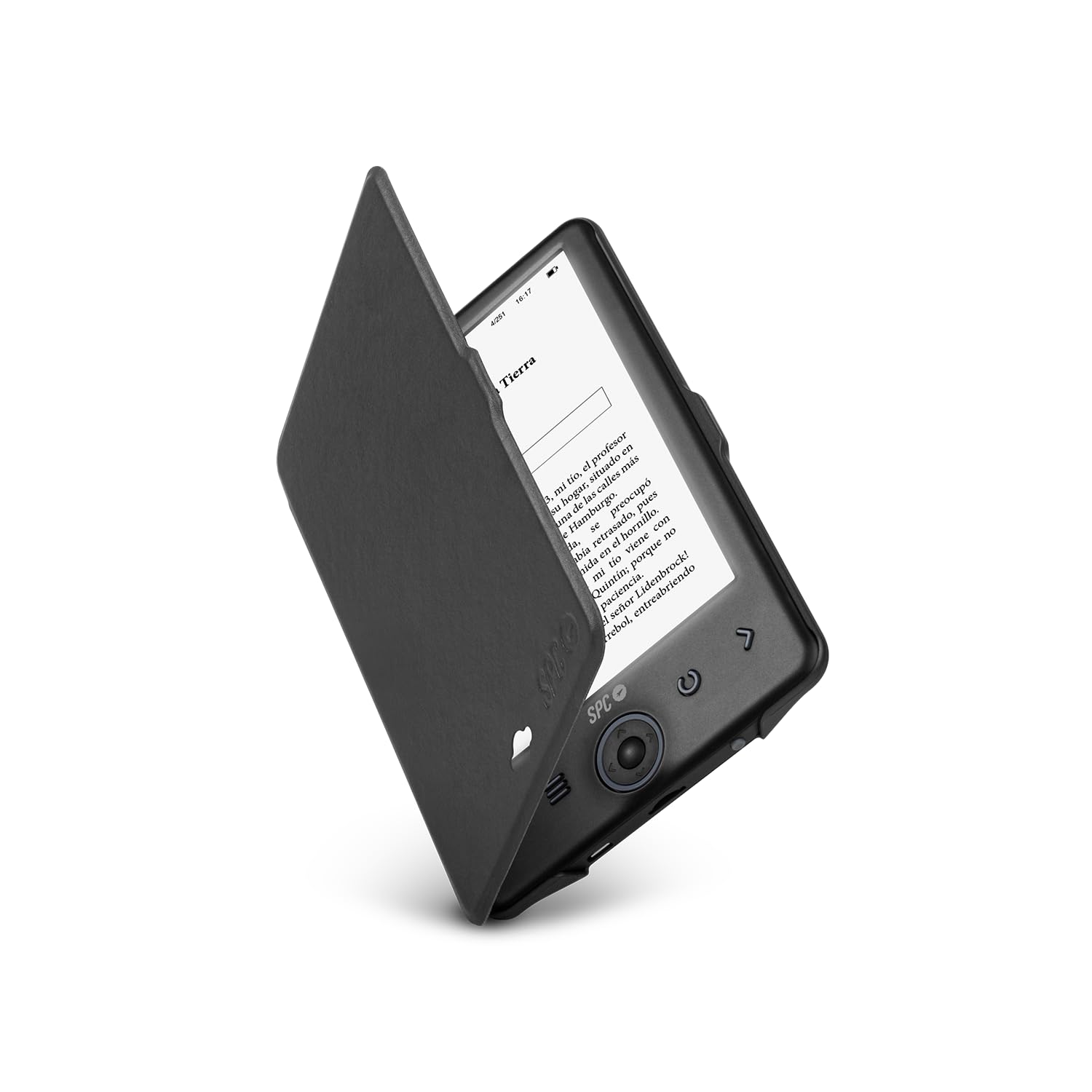 SPC Dickens Case – Custodia protettiva ebook per SPC Dickens Light 2 e Light 2 PRO, Poliuretano, Nero