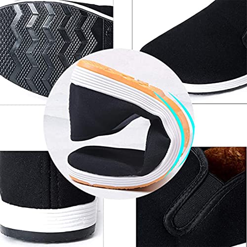 Kung Fu Shoes, Beef Tendon Sole Unisex Cotton Anti-Slip Tai Chi Shoes, Light and Breathable Suitable for Indoor/Outdoor Old Beijing, for Martial Arts and Tai Chi3