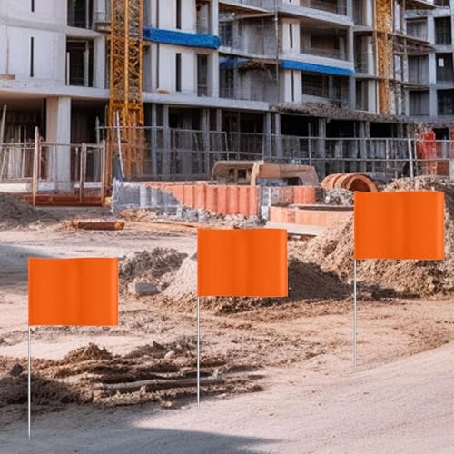 Drapeaux de cour pour irrigation et pose de piquets de chantier - 3
