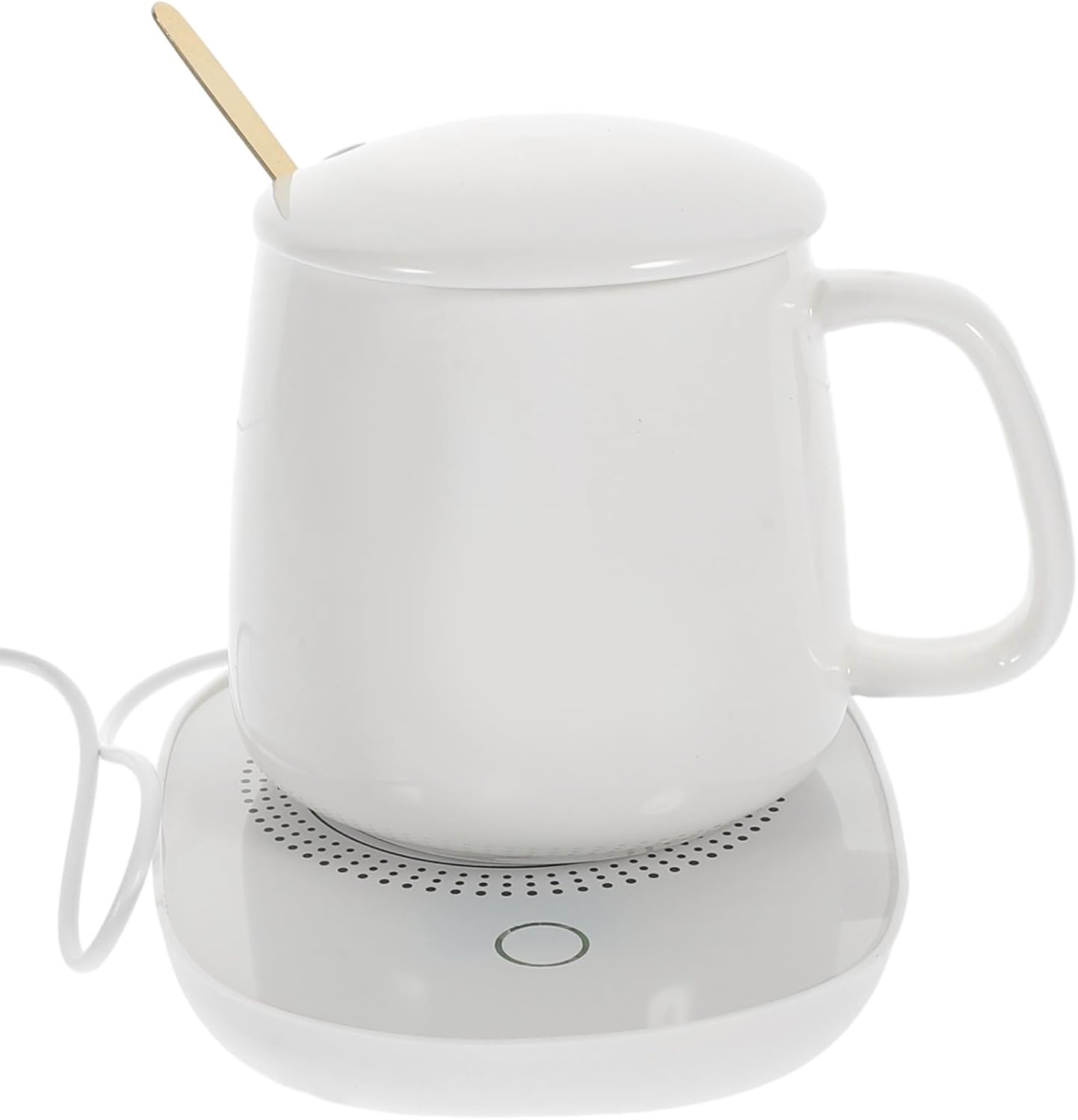 Thermostatic USB Cup Warmer Pad Milk Heater 55℃ Electric Coffee Mug Heating Mat with Gravity Sensor for Milk and Coffee Drinks