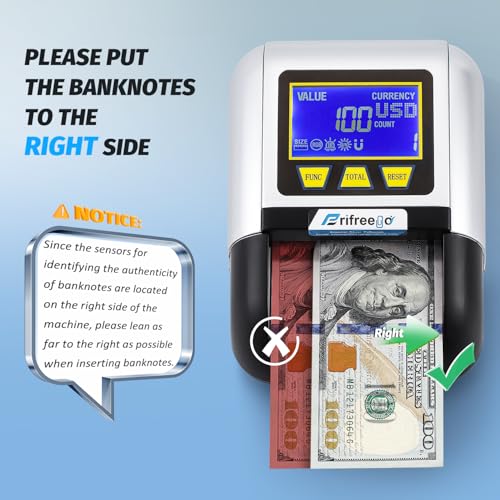 Frifreego Portable 4-Way Bill Detector