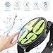 [2+2Pack] for Samsung Galaxy Watch FE/Galaxy Watch 5/Galaxy Watch 4 40mm Screen Protector Case, Hard PC Bumper + HD Anti-Fog Tempered Glass Protective Film, Waterproof Face Cover Set，Black