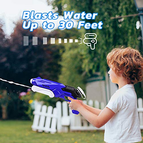 Water Gun for Kids Squirt Gun for Boys 3 Pack Water Soaker Blaster Squirt Gun Fast Trigger Summer Toy for Swimming Pools Party Outdoor Beach Sand Water Fighting Toys - Thumbnail 2