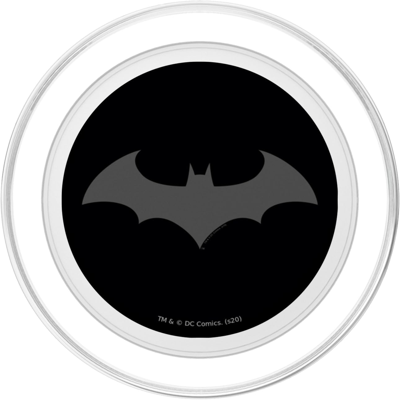 Batman Hush Logo Grey PopSockets PopGrip for MagSafe