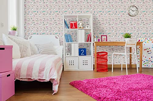 Plastcover Contact Decorado 45cmx10m Lhamas , Multicores, 1 rolo