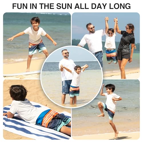 Image of Kanu Surf Boys' Terrapin Turtle Quick Dry Beach Board Shorts Swim Trunk