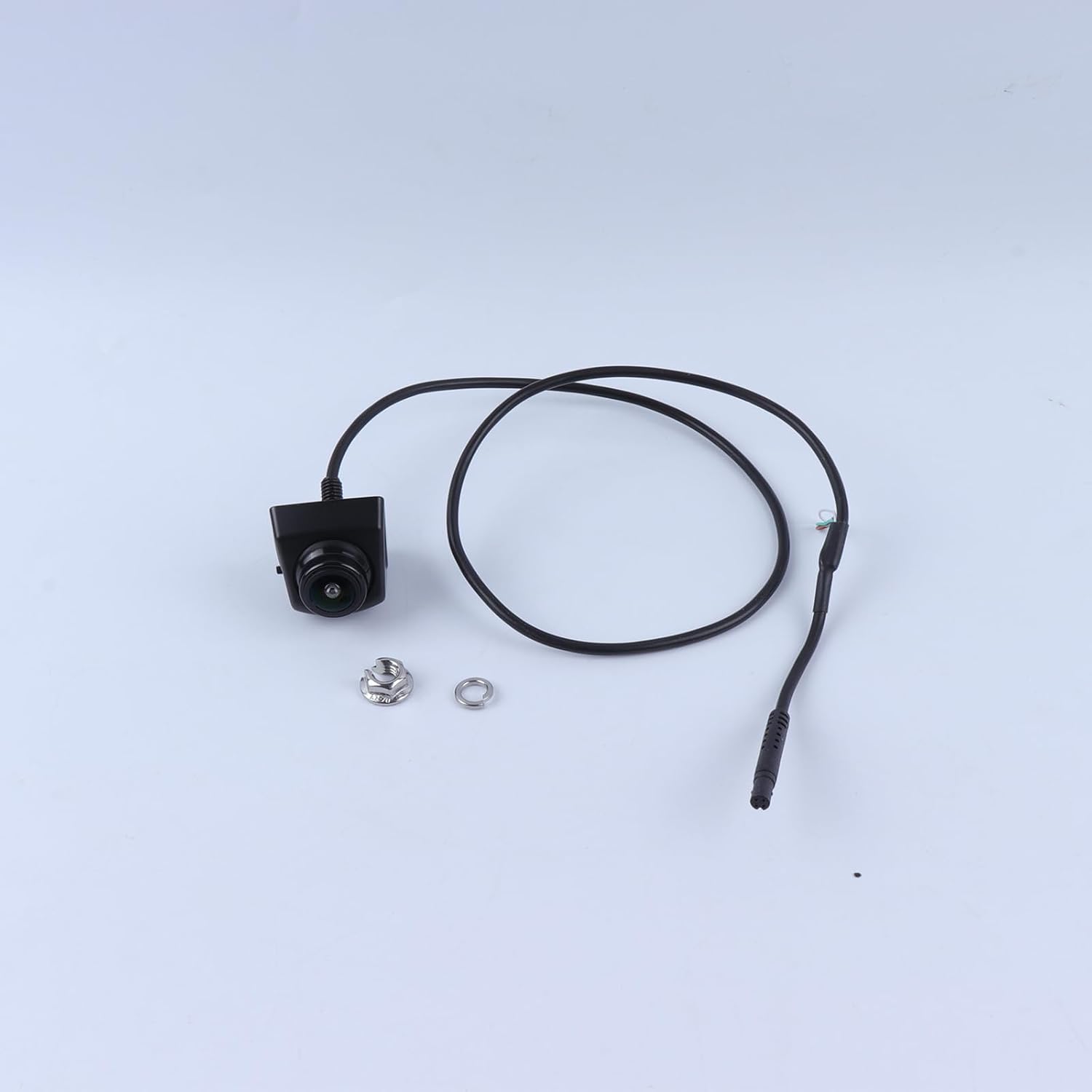 Reverse Rearview Camera with Dynamic Trajectory Guidelines 170-Degree Wide Angle Waterproof Night Vision, Adjustable Fisheye Lens