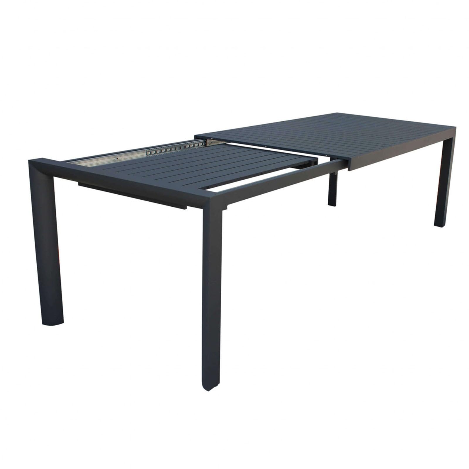 Decor Space Tavolo allungabile Sydney in alluminio Antracite telescopico per esterno (135-180 cm/Tavolo)