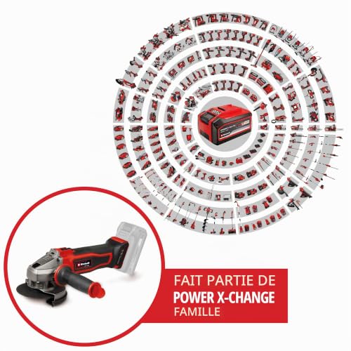 Meuleuse D'Angle Sans Fil Einhell TE-AG 18/115-2 Li-Solo – 18V, 8500 trs/min - vue 5