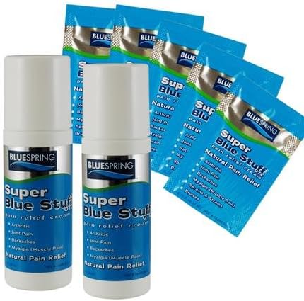 Buy 2 Super Blue Stuff OTC 3-oz. Roll-ons Plus 5 Super Blue Stuff OTC Travel Packs