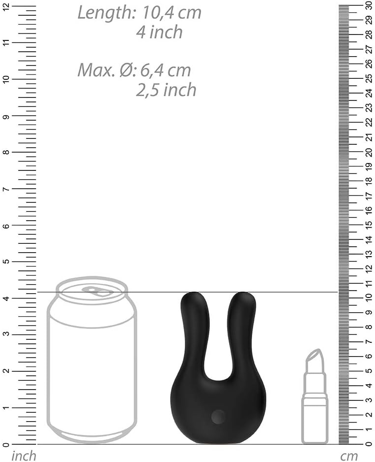 Shots Toys Elegance Dual Motor Clitoral Stimulator Exceptional, Black