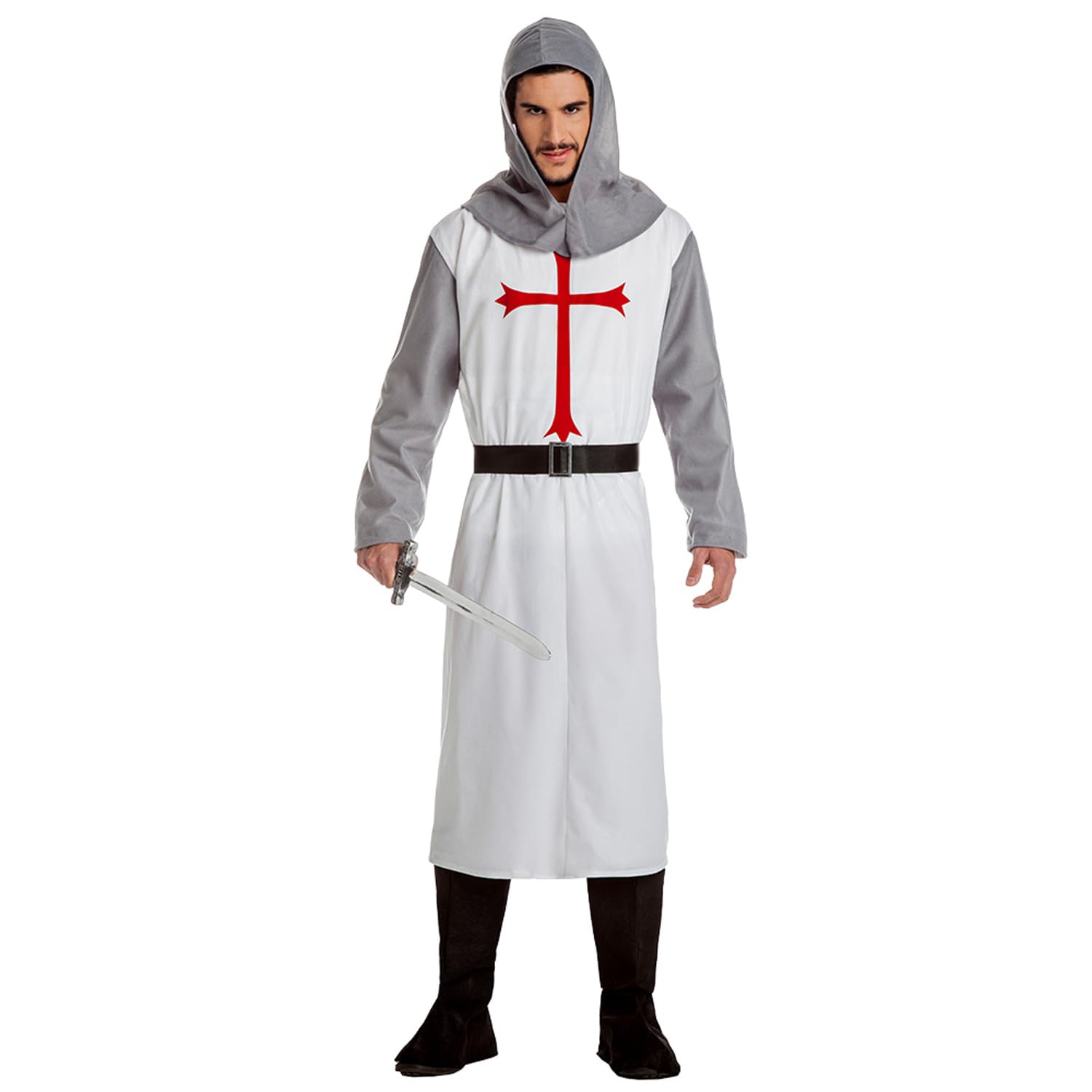 Boland - Costume da cavaliere medievale per uomo, costume in maschera per fest a tema o carnival, costume da favola