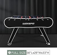 Vista 2 de Juegos de fútbol de mesa de futbolín mesas de futbolín tamaño adulto para el hogar, sala de juegos, bar, mesa de fútbol de competición con 2 bolas