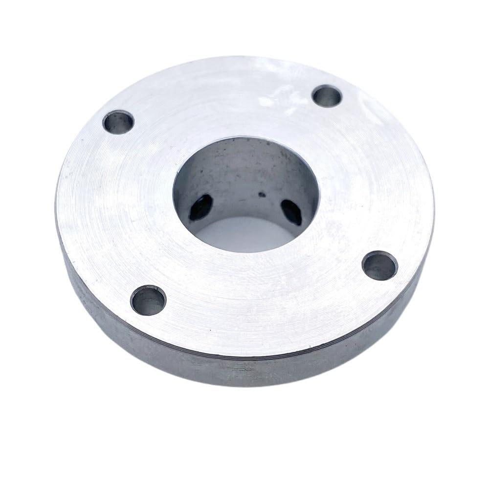 50 mm Flanschkupplung aus Aluminiumlegierung, 8 mm, 9 mm, 10 mm, 11 mm Loch mit Keilnut, starre Getriebewellenverbindung Achsverbindung(9mm bore 3mm Keyway)