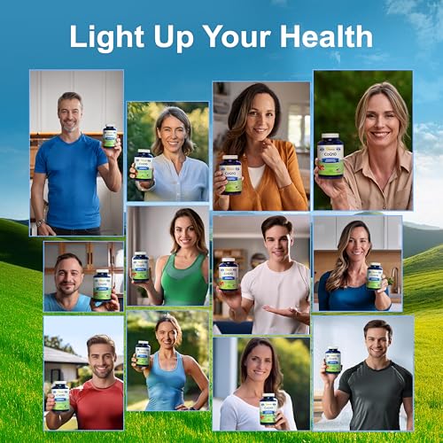 aSquared Nutrition CoQ10 (400mg Max Strength, 200 Capsules) - High Absorption Vegan Coenzyme Q10 Powder - Ubiquinone Supplement Pills, Extra Antioxidant CO Q-10 Enzyme Vitamin Tablets, Coq 10 400 mg - Image 5