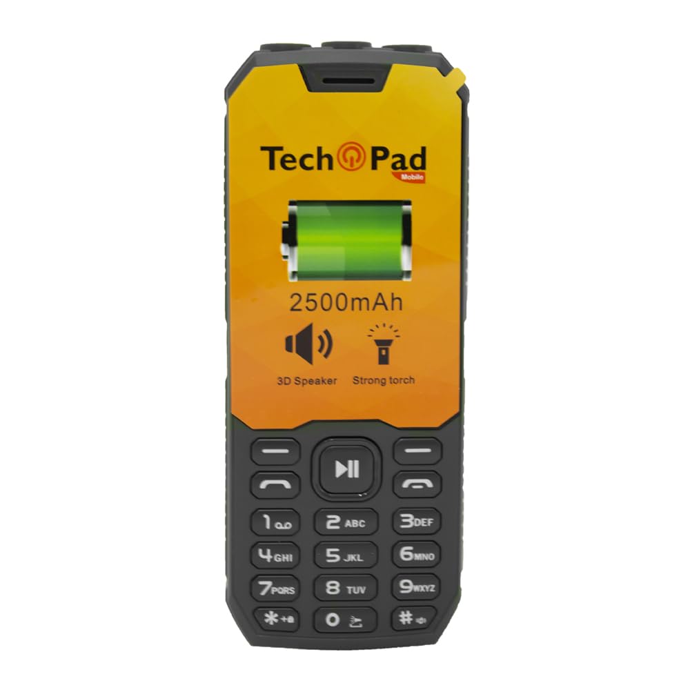TECH PAD P62 Feature Phone and Box