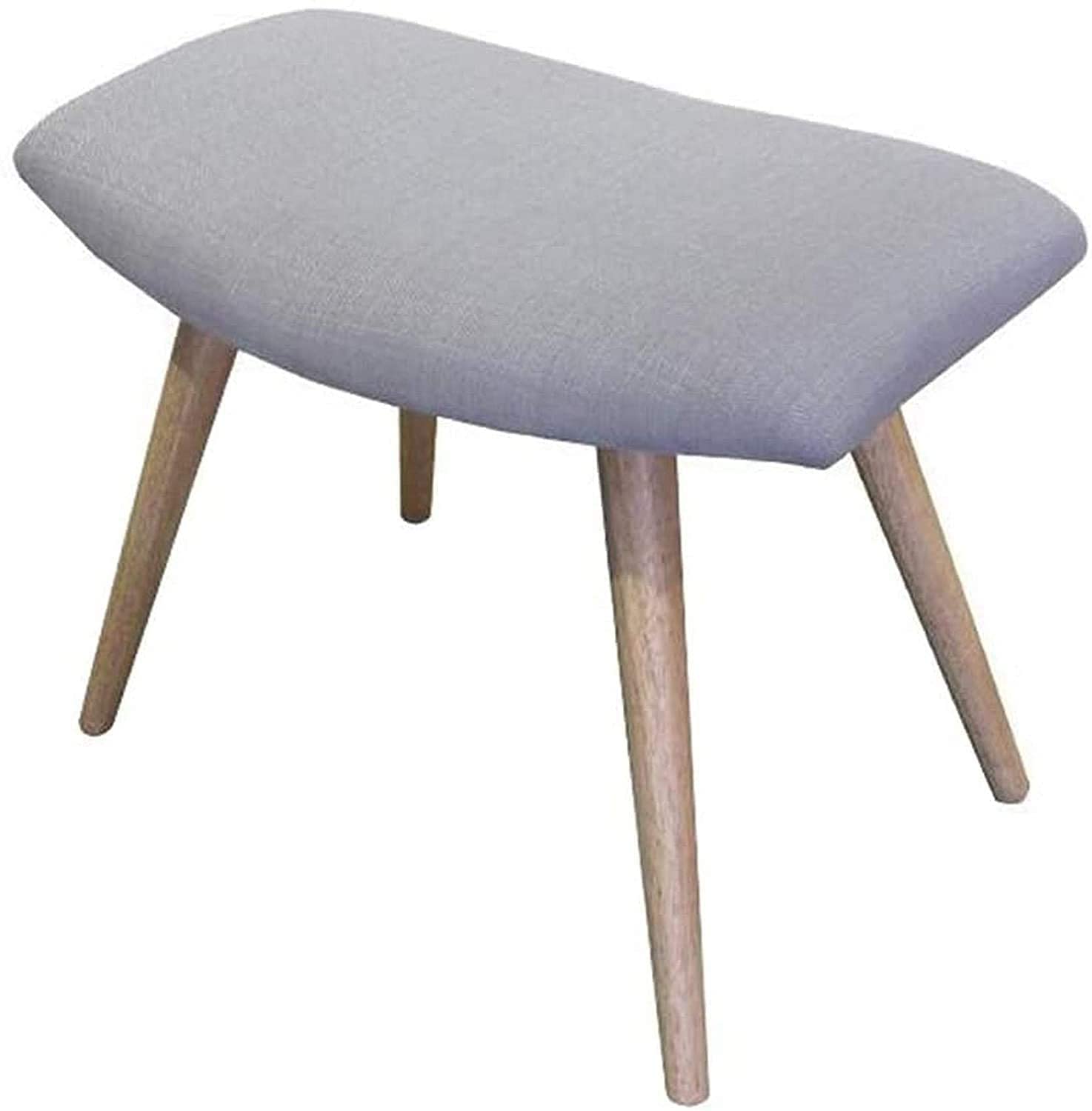 Pouf Chaise Tabouret Amovible Gris pour Soulager les Jambes