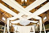6 Panels Ivory Ceiling Drapes for Wedding 5ftx40ft Ceiling Drapes Wedding Arch Draping Fabric Smooth Satin Curtain Romantic Ceiling Decorations for Wedding Party Banquet Ceremony Stage