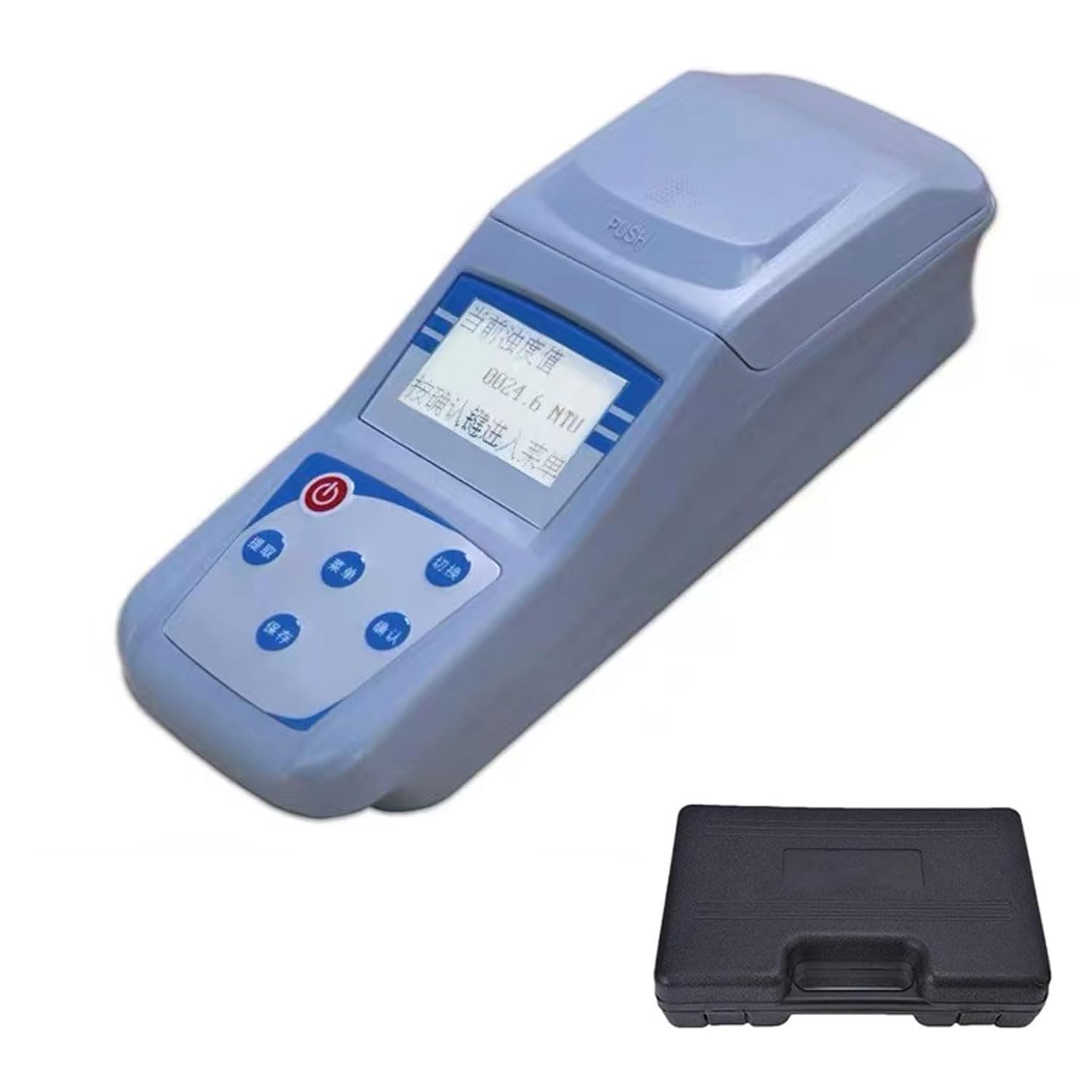 Kit De Medidor De Turbidez Portátil, Detector De Turbidez Preciso De Mano 0-1000NTU Con Pantalla LED Retroiluminada, 7 Puntos De Calibración, Para Laboratorio, Piscina, Pruebas De Alimentos, Industria