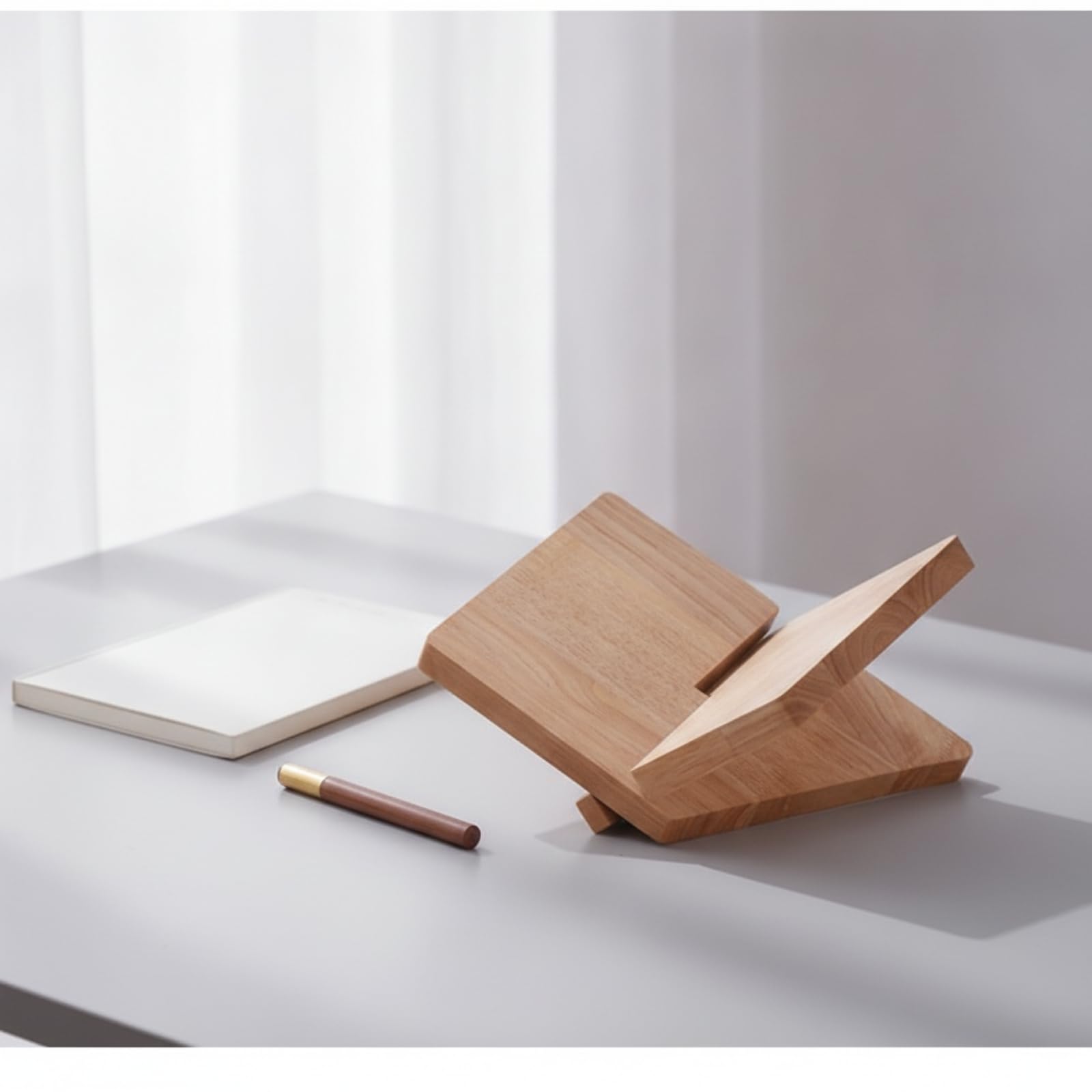 KESOTO Atril Estable Ergonómico, Soporte Lectura con Barras Laterales, Soporte para Partituras y Libros Cocina