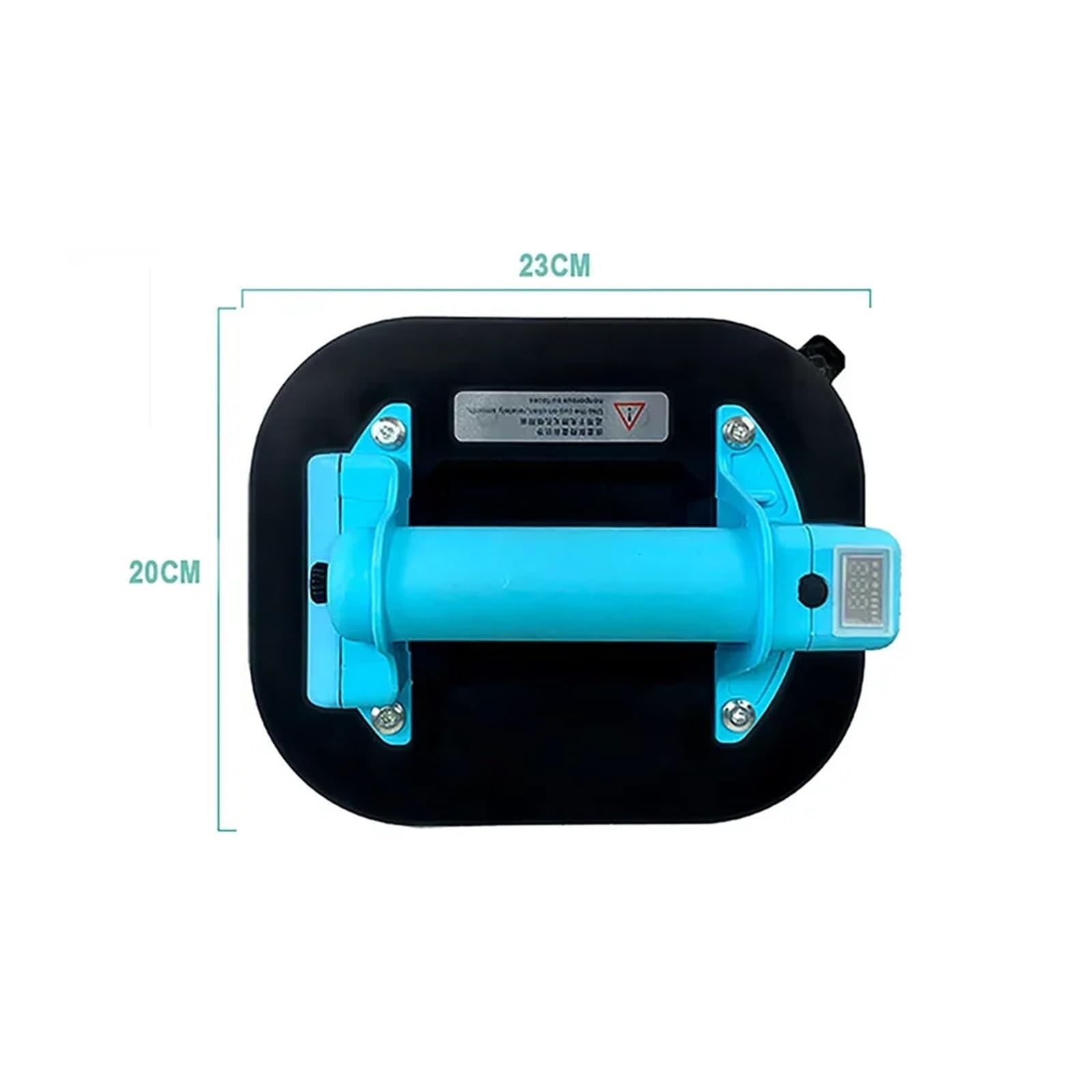 Ventosa de vacío eléctrica con ventosa azul, pantalla Digital inteligente, 200kg Elevación de paneles de madera