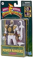 Power Rangers - Retro-Morphin White Ranger Tommy - Fliphead Comic Book Action Figure - Morphs with A Head Flip - Inspired by Classic Mighty Morphin - Toys for Kids - Boys and Girls - F0547 - Ages 4+