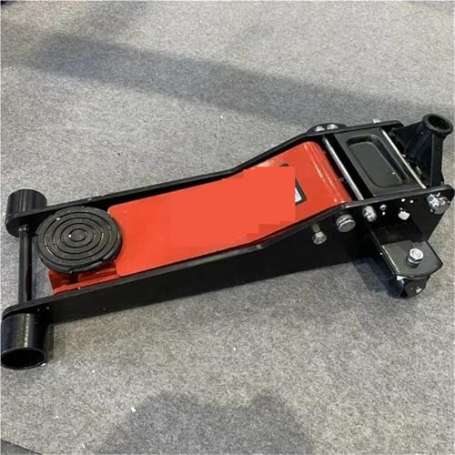 Gato de coche de perfil bajo resistente, herramienta de reparación de neumáticos horizontal de doble bomba para cambios rápidos y fáciles de neumáticos, elevador portátil de vehículos para mecánicos y