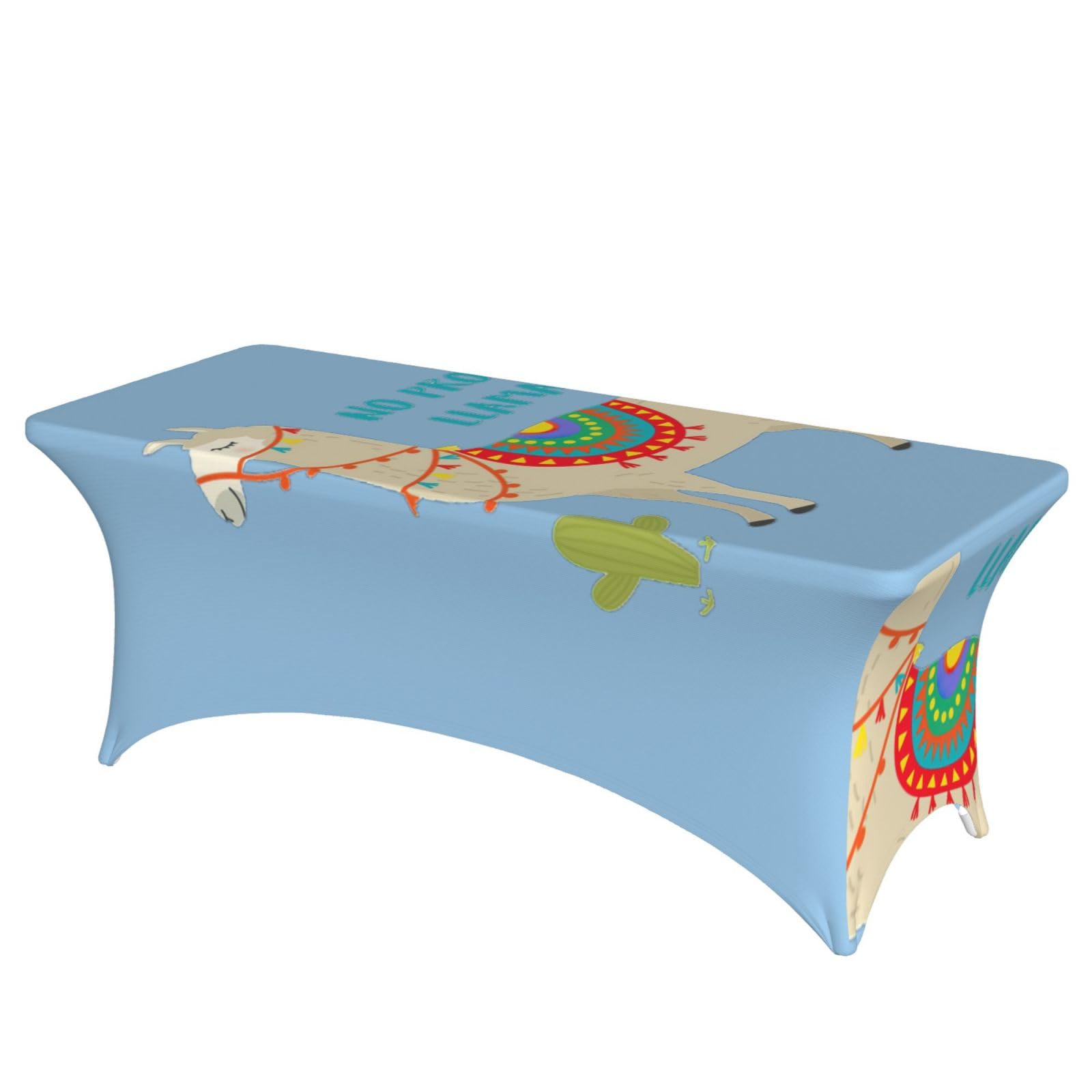 Housse de table rectangulaire grand format pour protéger les meubles ovales des taches de sauce